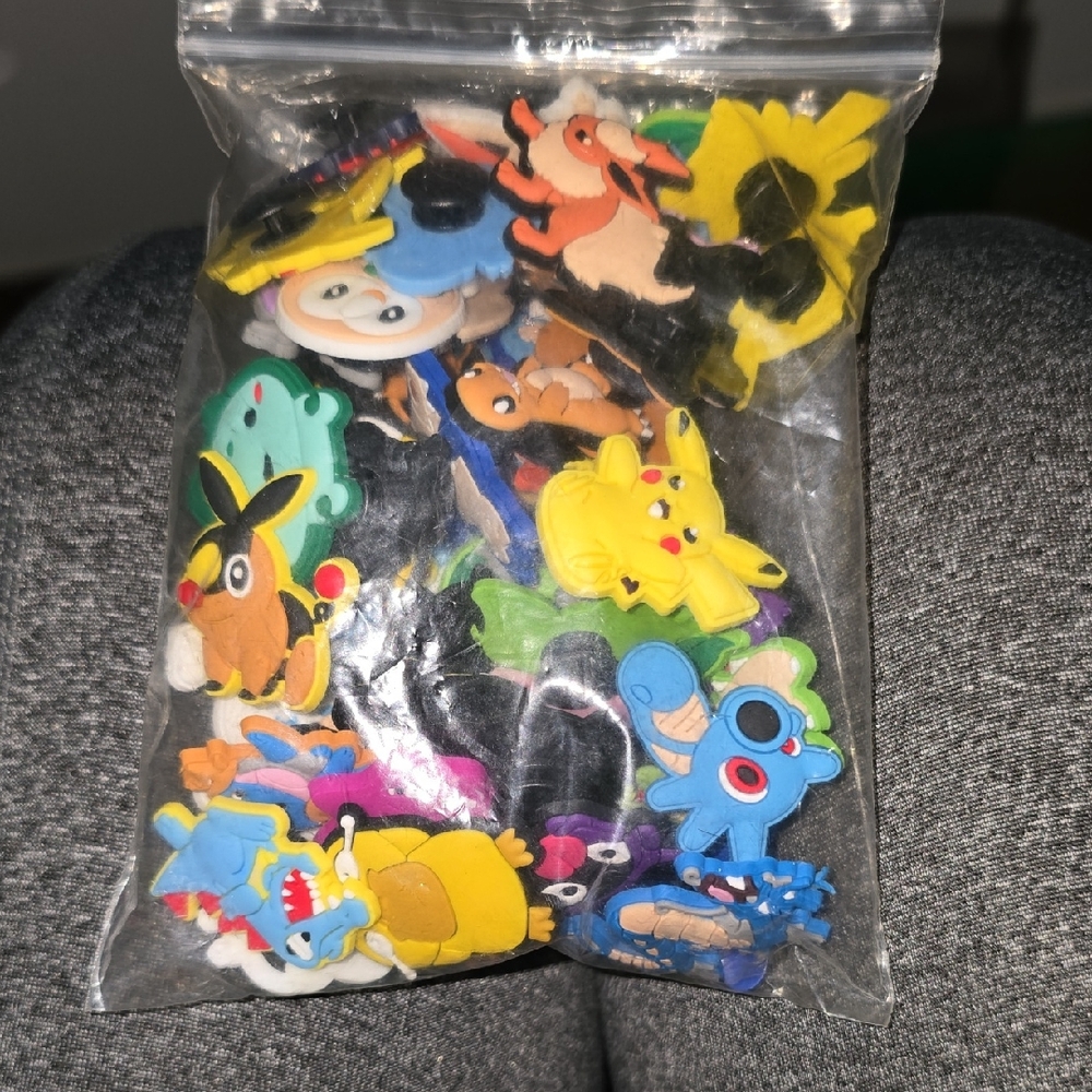 Colorful Cartoon Character Croc Charms